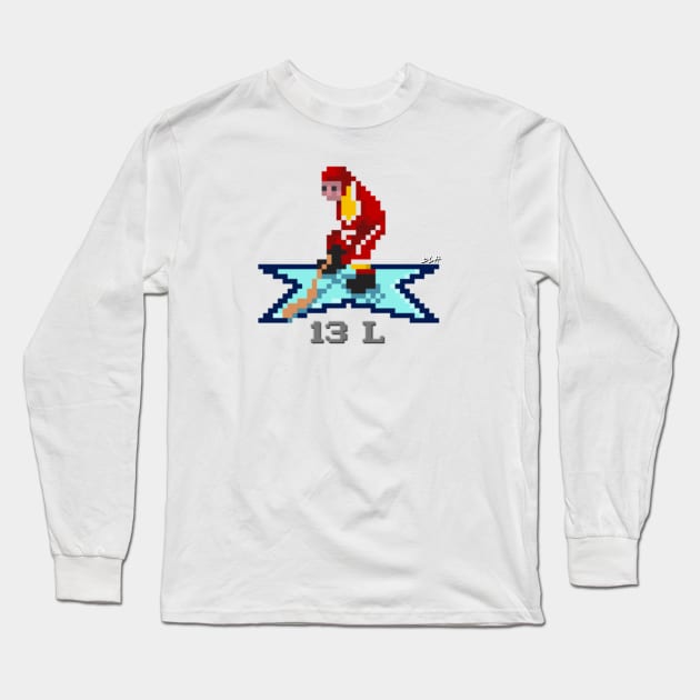 NHL 94 Shirt - CGY #13 Long Sleeve T-Shirt by Beerleagueheroes.com Merch Store